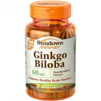  Ginkgo Biloba Sundown Naturals 100 