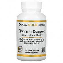  California Gold Nutrition Silymarin Complex 120 