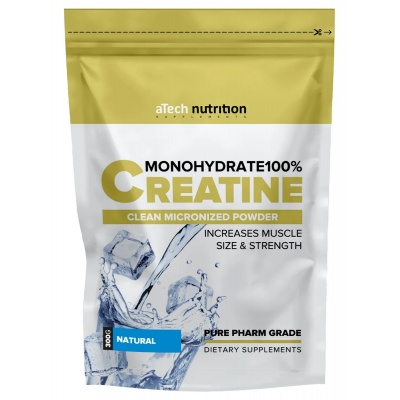 Креатин aTech Nutrition Creatin monohydrate 100% 300 гр