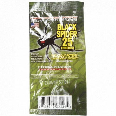 Предтрен Cloma Pharma Black spider 1 порц.