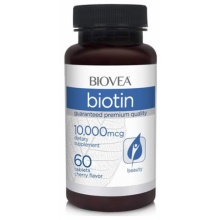 Витамины Biovea BIOTIN 10,000 mcg FD 60таб