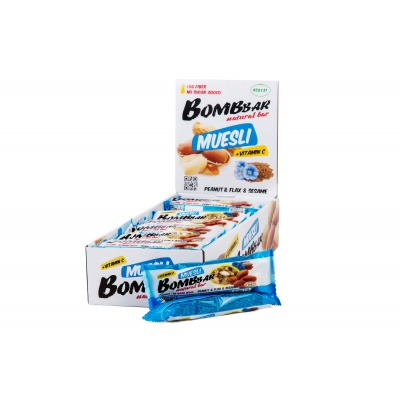 Батончик Bombbar Muesli 45 г