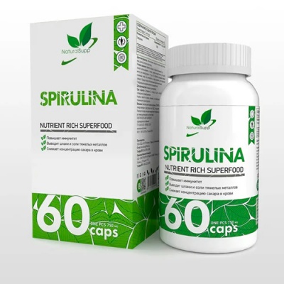  NaturalSupp Spirulina 60 