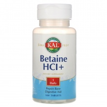 Витамины Innovative Quality KAL Betaine HCI+ 100 таблеток