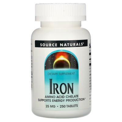  Source Naturals Iron 25  250 