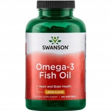  Swanson Omega Fish Oil Lemon Flavor 150 