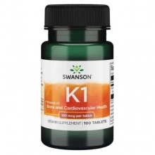 Витамины Swanson Vitamin K-1 100 мг 100 таблеток