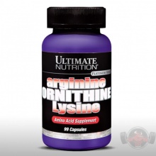 Аминокислотный комплекс Ultimate Nutrition Arginine-Ornithine-Lysine 100 капсул