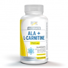 Л-карнитин Proper Vit Ultimate ALA plus L-Carnitine 750 мг 60 капсул