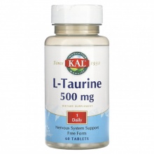 Аминокислота Innovative Quality KAL L-Taurine 500 мг 60 капсул