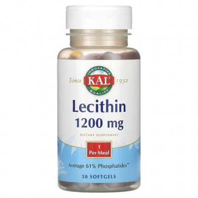 Витамины Innovative Quality KAL LECITHIN 1200 мг 50 капсул