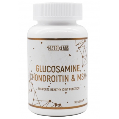 Хондропротектор Matrix Labs Glucosamine Chondroitin MSM 90 таблеток