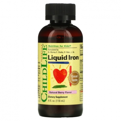  ChildLife For Kids Liquid Iron 118 