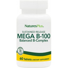 Витамины Natures Plus MEGA B-100 complex 60 таблеток