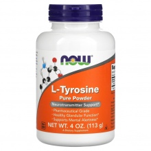 Аминокислота NOW L-Tyrosine pure powder 113 гр