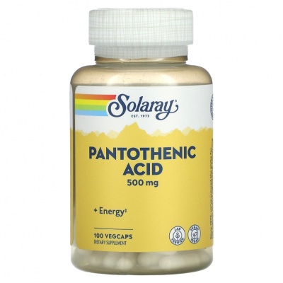 Solaray Pantothenic Acid 500  100 